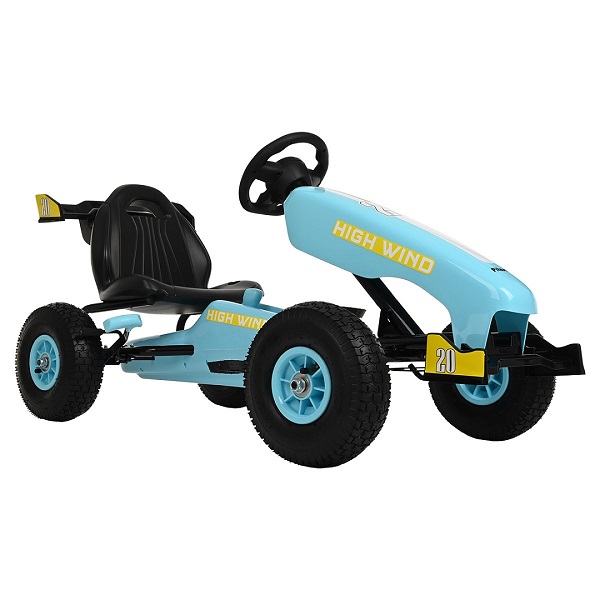 PITUSO Педальный картинг G202 надувные колеса - light blue