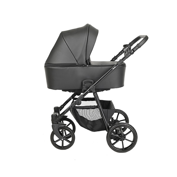 Детская коляска Pituso Tossa 2 в 1 - кожа black