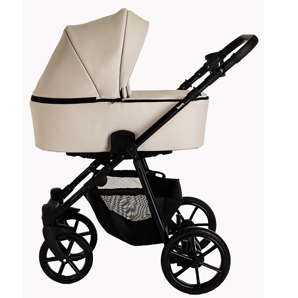 Детская коляска Pituso Tossa 2 в 1 - кожа light grey