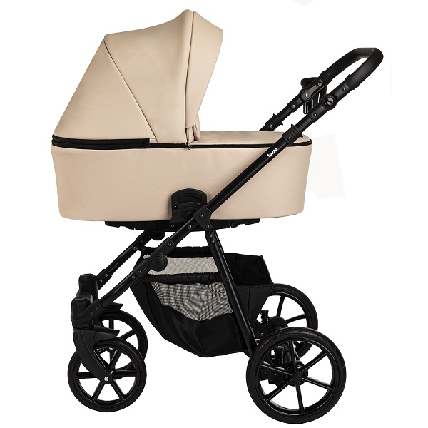 Детская коляска Pituso Tossa 2 в 1 - кожа latte