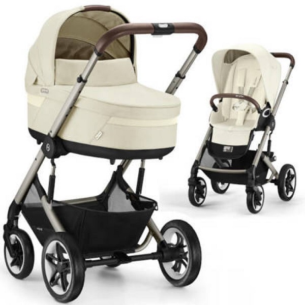 Детская коляска Cybex Talos S Lux 2 в 1 - seashell beige