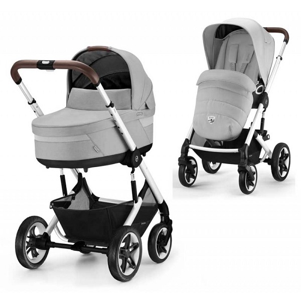 Детская коляска Cybex Talos S Lux 2 в 1 - lava grey
