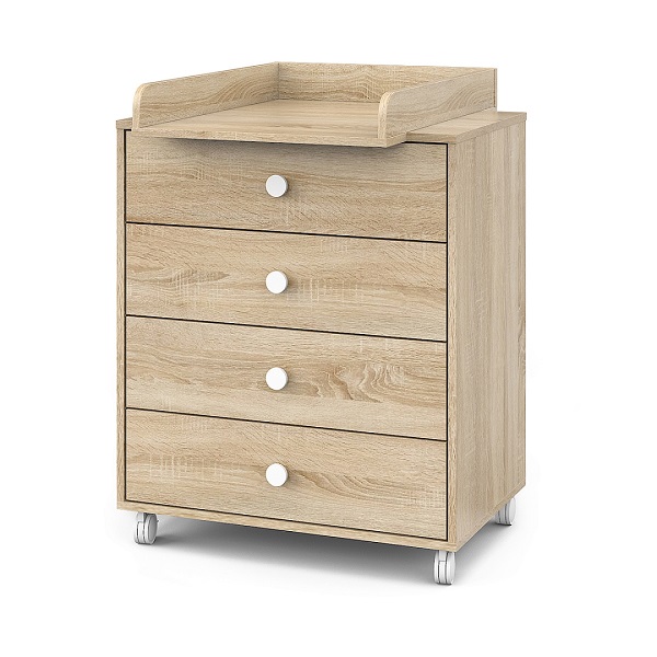 Комод пеленальный Pituso Rolf - дуб сонома
