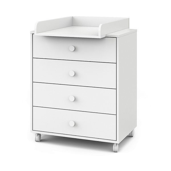Комод пеленальный Pituso Rolf - белый