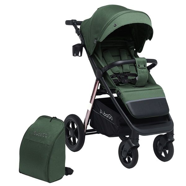 Прогулочная коляска BubaGo Bass Chrome - зеленый