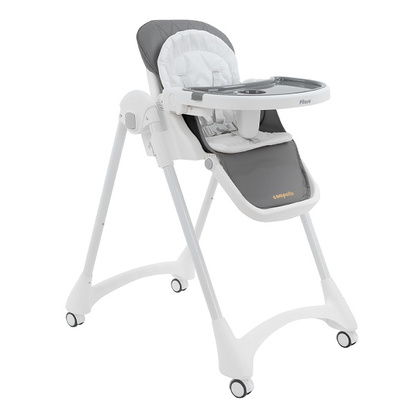 Стульчик для кормления Pituso Compatto New - light grey