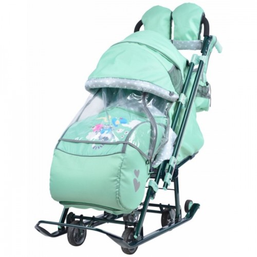 Санки-коляска Ника Детям 7-4 - мятный