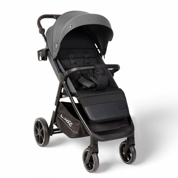 Прогулочная коляска BubaGo Bass Light 2025 - серый