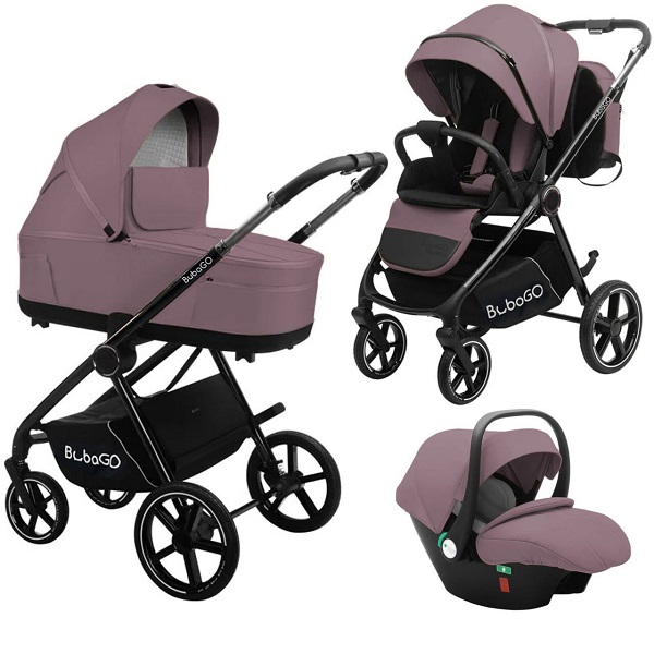 Детская коляска BubaGo Niveta 3 в 1 - лиловый