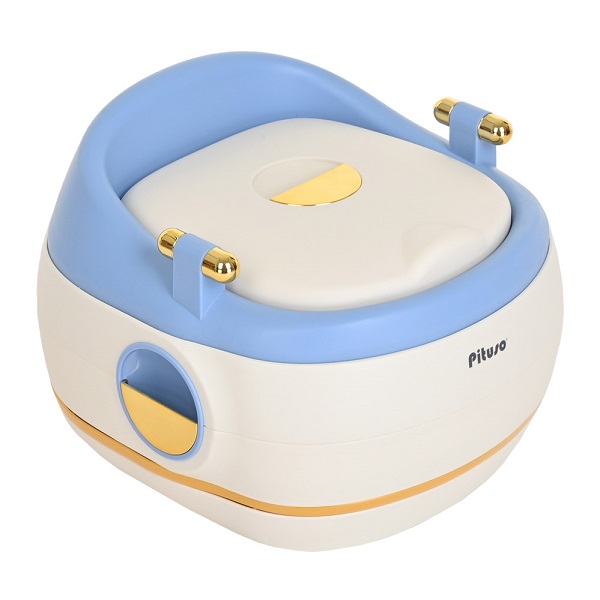 PITUSO Детский горшок Трон 3в1 - голубой