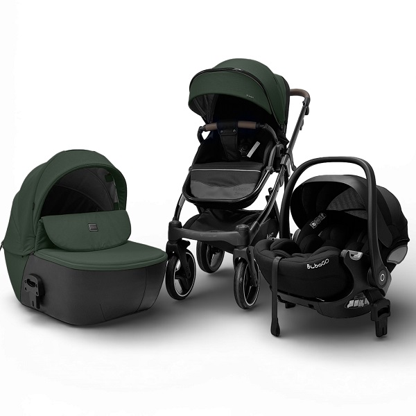 Детская коляска BubaGo Savella 3 в 1 - изумрудный