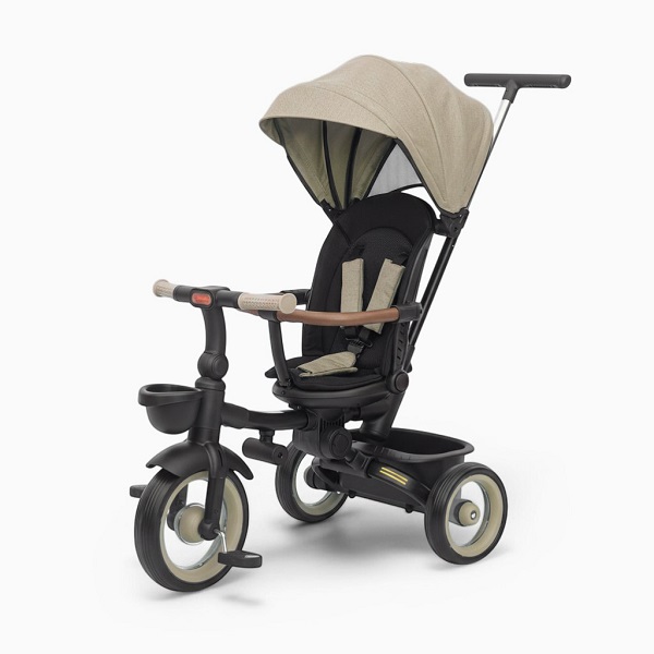 Складной трехколесный велосипед BubaGo Marco - бежевый