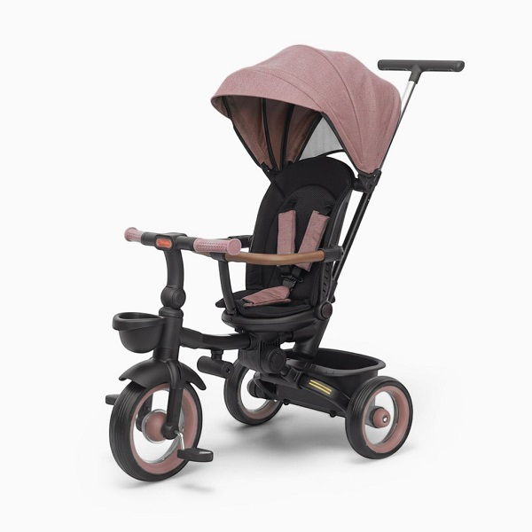 Складной трехколесный велосипед BubaGo Marco - розовый