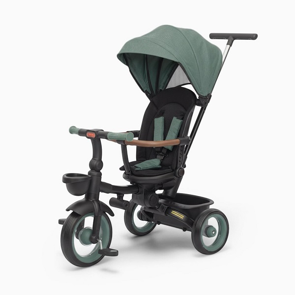 Складной трехколесный велосипед BubaGo Marco - зеленый