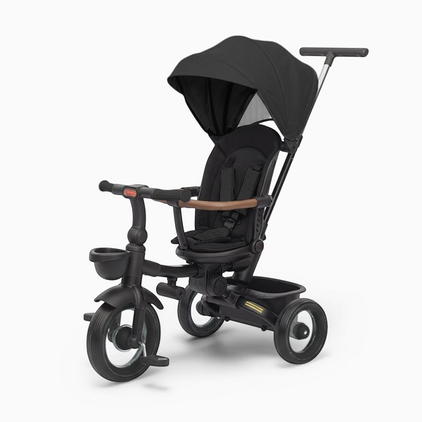 Складной трехколесный велосипед BubaGo Marco - черный