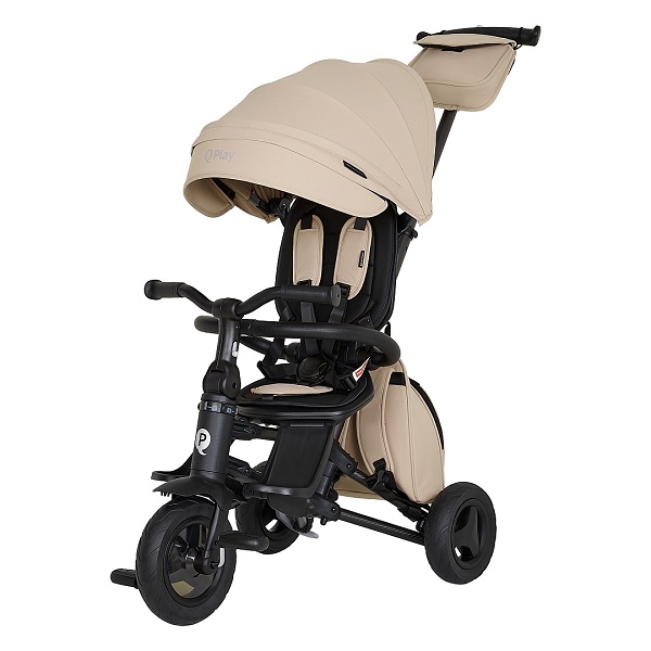 Трехколесный велосипед QPlay Nova Plus CARBON - beige