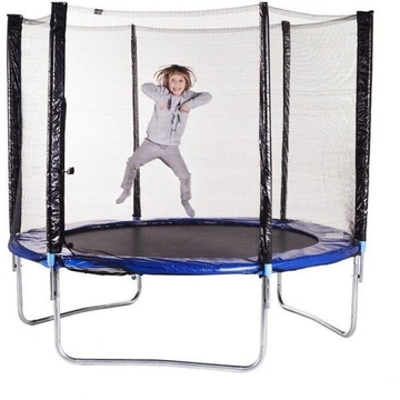 Батут Atlas Sport Basic 312 см с сеткой и лестницей