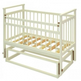 Детская кроватка Бэби Бум Аленка 2 цвет ваниль - описание
