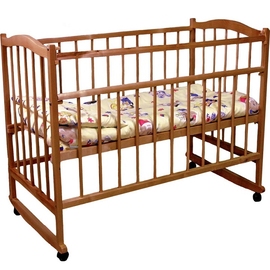 Детская кроватка Фея 204 цвет орех - описание