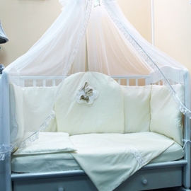 Детское постельное белье Балу Мой ангел цвет белый - описание