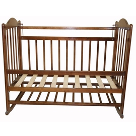 Детская кроватка Мой малыш Ивашка №1 цвет орех - описание