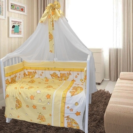 Детское постельное белье Евротек Баю Бай бежевый 7 пр. - описание