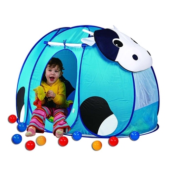 Фото домик-палатка calida дом собачка + 100 шаров (130х90х85см) Домик-палатка Calida Дом Собачка + 100 шаров (130Х90Х85СМ)