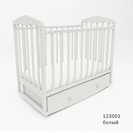 Детская кроватка СКВ 123001 цвет белый - описание