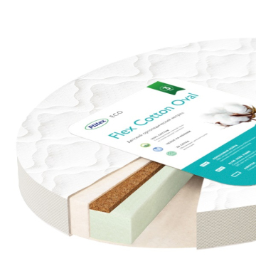 Фото матрас плитекс flex cotton oval 1250х650х100 Матрас Плитекс Flex Cotton Oval 1250х650х100