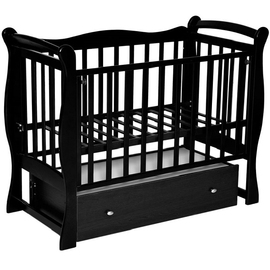 Детская кроватка Антел Северянка 1 цвет шоколад - описание