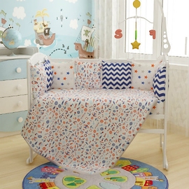 Комплект в кроватку ФА-М Морская История 6 предметов - описание