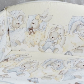 Комплект в кроватку Lapetti Сони цвет бежевый 6 предметов - описание