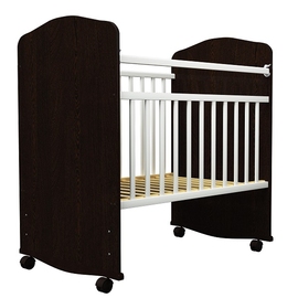 Детская кроватка Агат Золушка 8 цвет шоколад-слоновая кость - описание