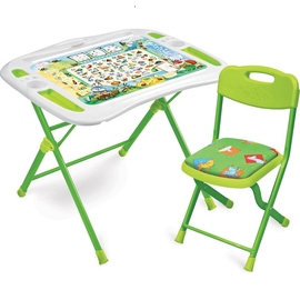 Детский столик и стульчик Ника NKP1/5 Веселая азбука - описание