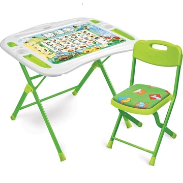 Фото детский столик и стульчик ника nkp1/5 веселая азбука Детский столик и стульчик Ника NKP1/5 Веселая азбука