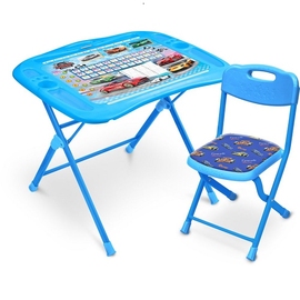 Детский столик и стульчик Ника NKP1/6 Большие гонки - описание