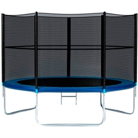 Батут Atlas Sport Basic 374 см с сеткой и лестницей - описание