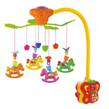 Фото музыкальная карусель баюшка лошадки/бабочка с пультом+ночник Музыкальная карусель Баюшка Лошадки/Бабочка с пультом+ночник