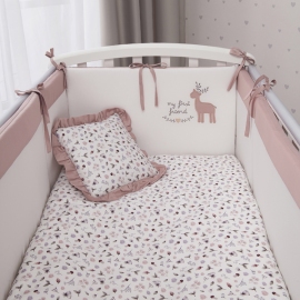 Комплект в кроватку Перина Little Forest карамель 7 предметов - описание