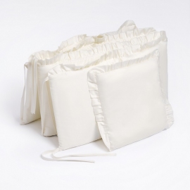 Универсальные бортики в кроватку Перина Lovely Dream молочный - описание