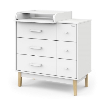 Фото комод пеленальный pituso kids vintage premium аляска белый Комод пеленальный Pituso Kids Vintage Premium Аляска белый