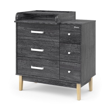 Фото комод пеленальный pituso kids vintage premium/дуб галифакс глаз черный/ Комод пеленальный Pituso Kids Vintage Premium/дуб галифакс глаз черный/