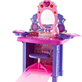PITUSO Игровой набор Туалетный столик маленькой модницы с пуфиком (муз.свет) 62*33*71см - описание