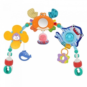 Фото дуга на коляску-кроватку-стульчик веселый краб Дуга на коляску-кроватку-стульчик Веселый краб