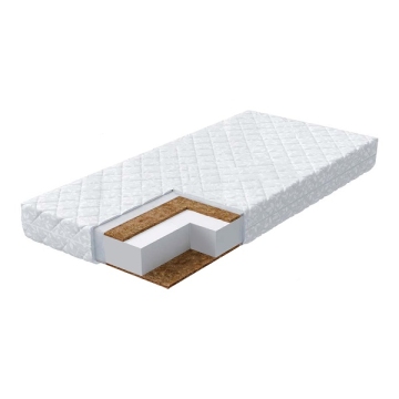 Фото bambola матрац детский беспружинный aria comfort тeenager кокос с двух сторон/холлофайбер 160х80х12 BAMBOLA Матрац детский беспружинный Aria Comfort Тeenager Кокос с двух сторон/Холлофайбер 160х80х12