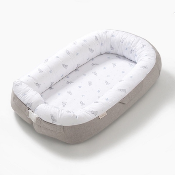 Фото кокон-гнездышко перина soft cotton серый Кокон-гнездышко Перина Soft Cotton серый