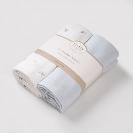 Комплект муслиновых пеленок Перина Птички - описание