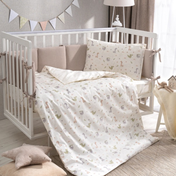 Фото детское постельное белье perina fancy zoo 4 предмета Детское постельное белье Perina Fancy ZOO 4 предмета