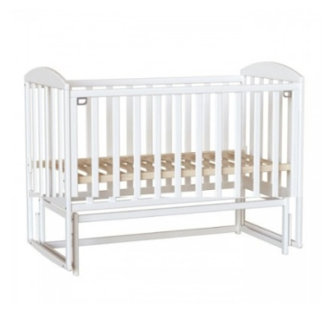 Фото детская кроватка фа-м милена 2 автостенка Детская кроватка ФА-М Милена 2 АВТОСТЕНКА