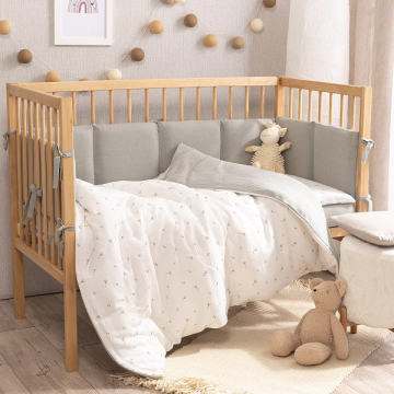 Комплект в кроватку Перина Гуси муслиновый 3 предмета